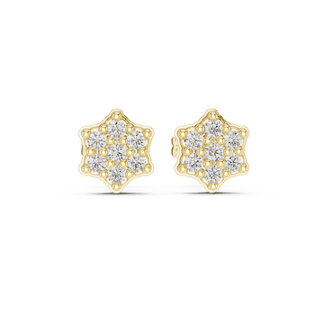 Home Spun lab grown diamond earring design