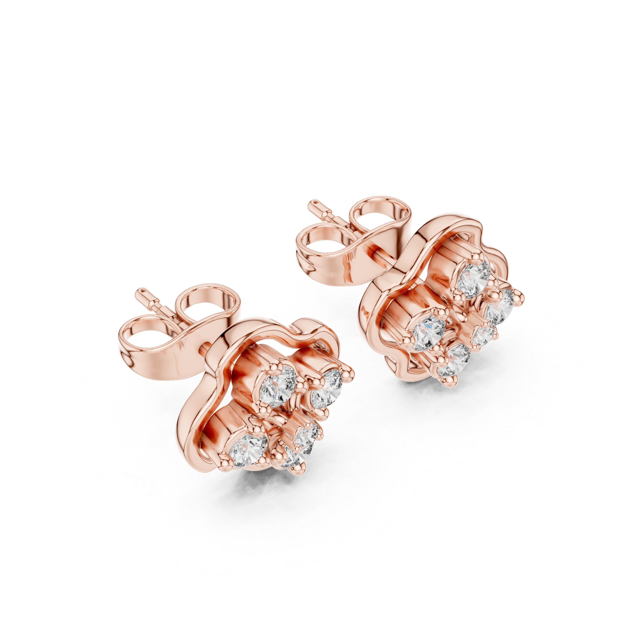 Very Best lab grown diamond earring design
