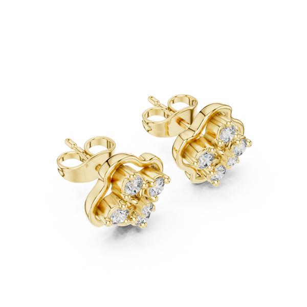 Very Best lab grown diamond earring design