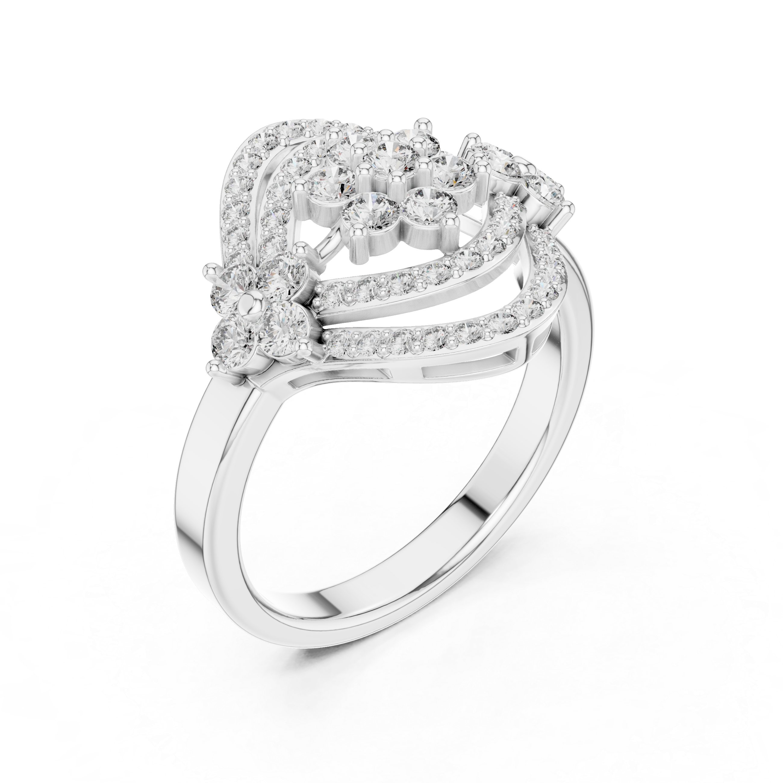 Whisper Soft lab grown diamond ring
