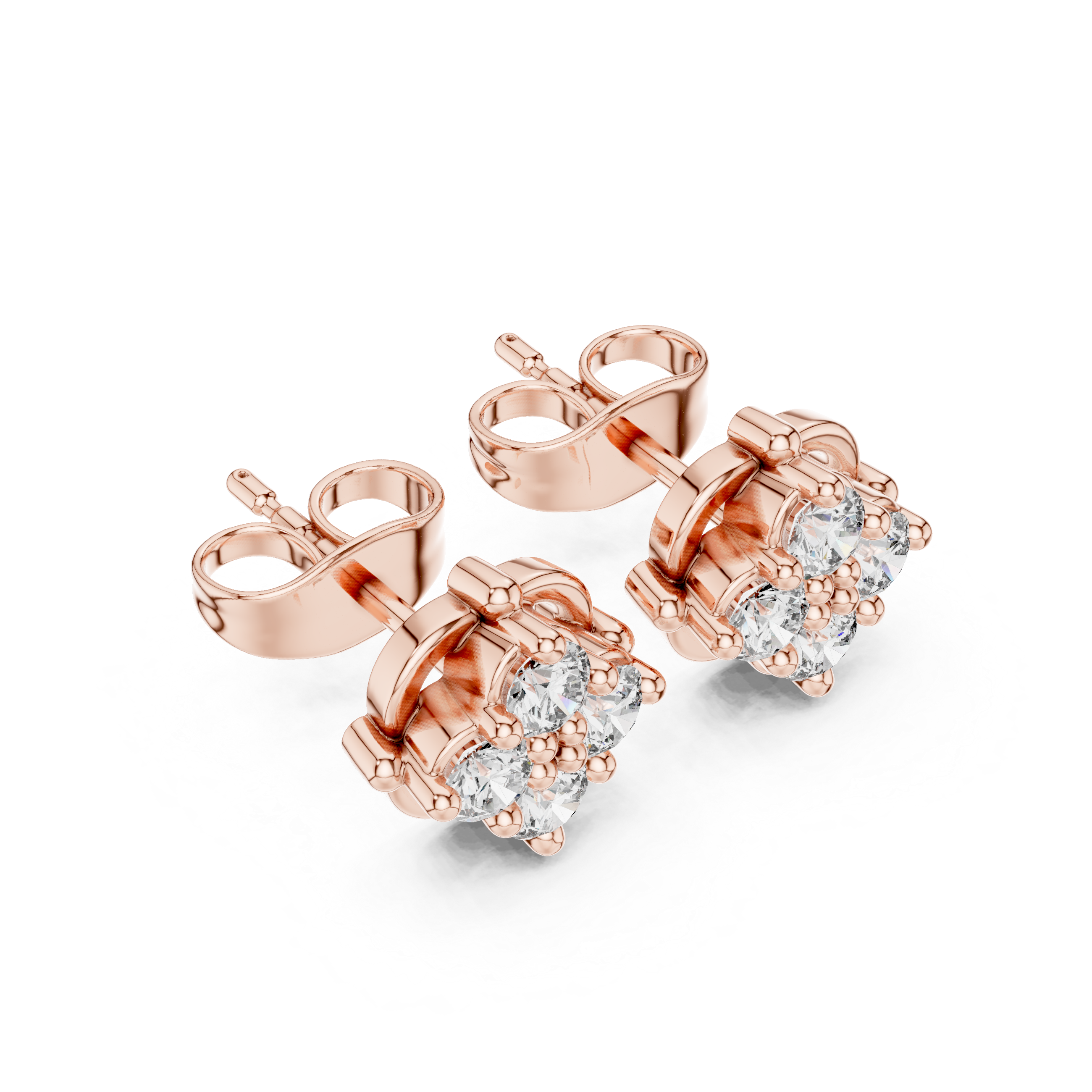 New Day lab grown diamond earring design