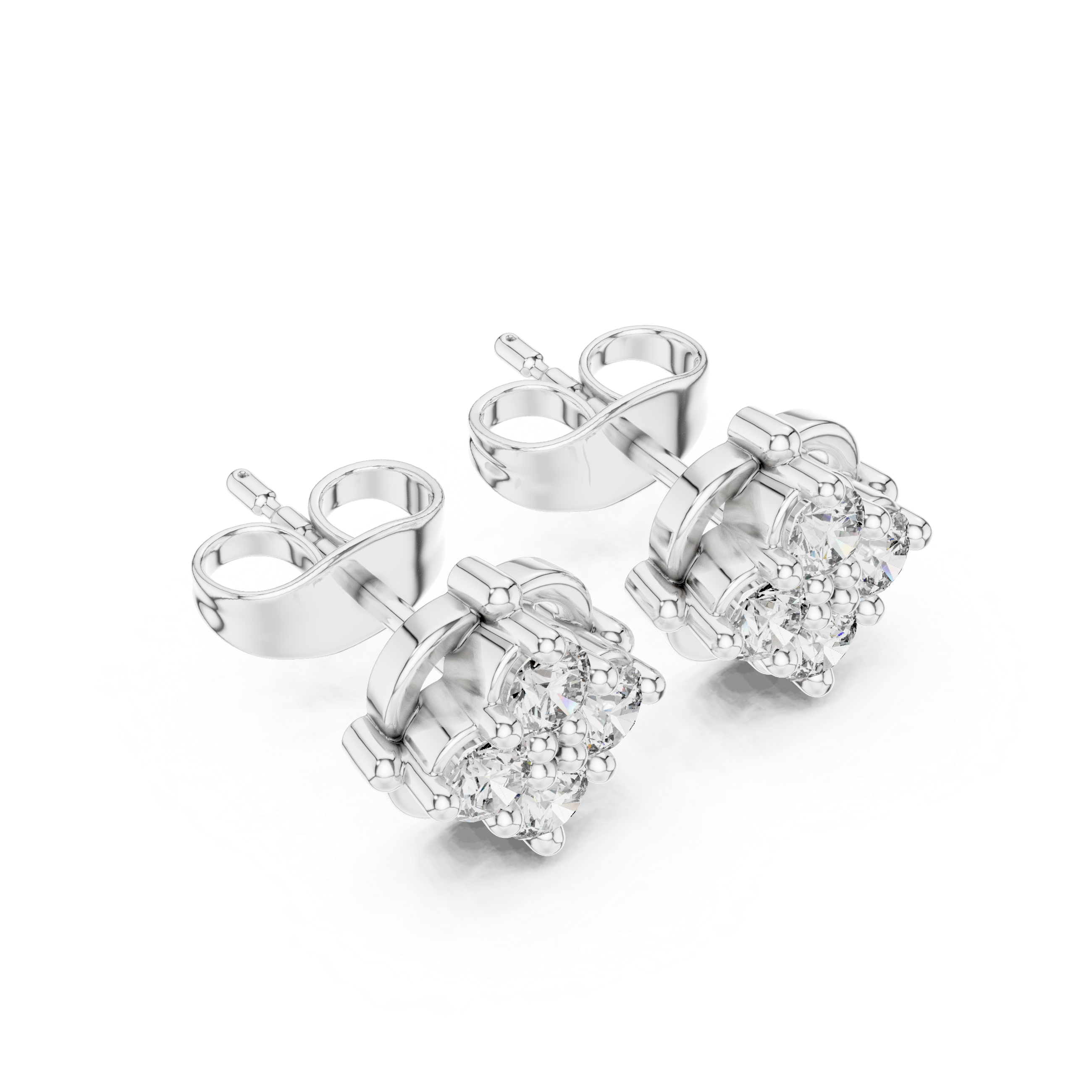 New Day lab grown diamond earring design