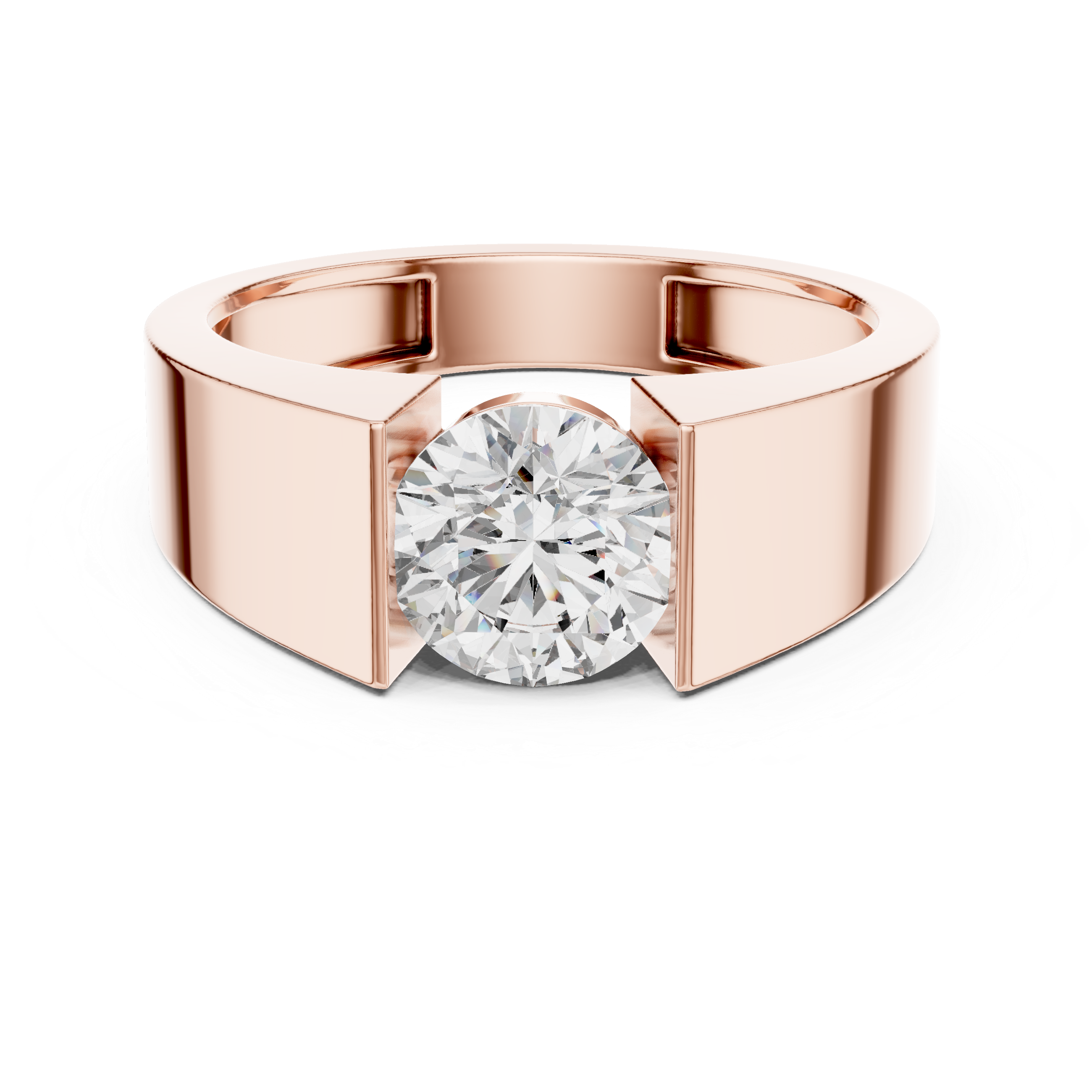 Silk Thread lab grown diamond ring