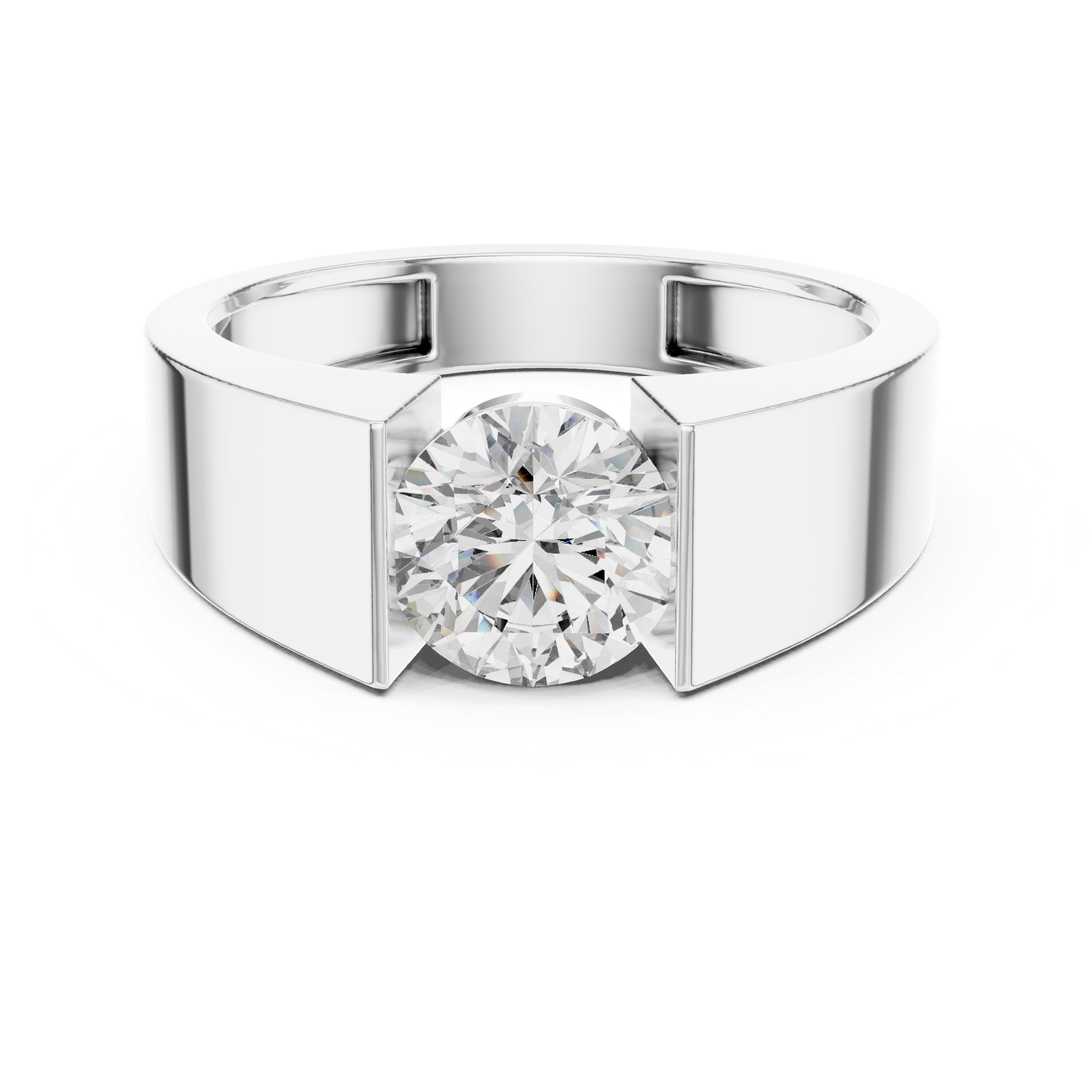 Silk Thread lab grown diamond ring