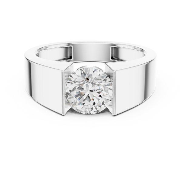 Silk Thread lab grown diamond ring