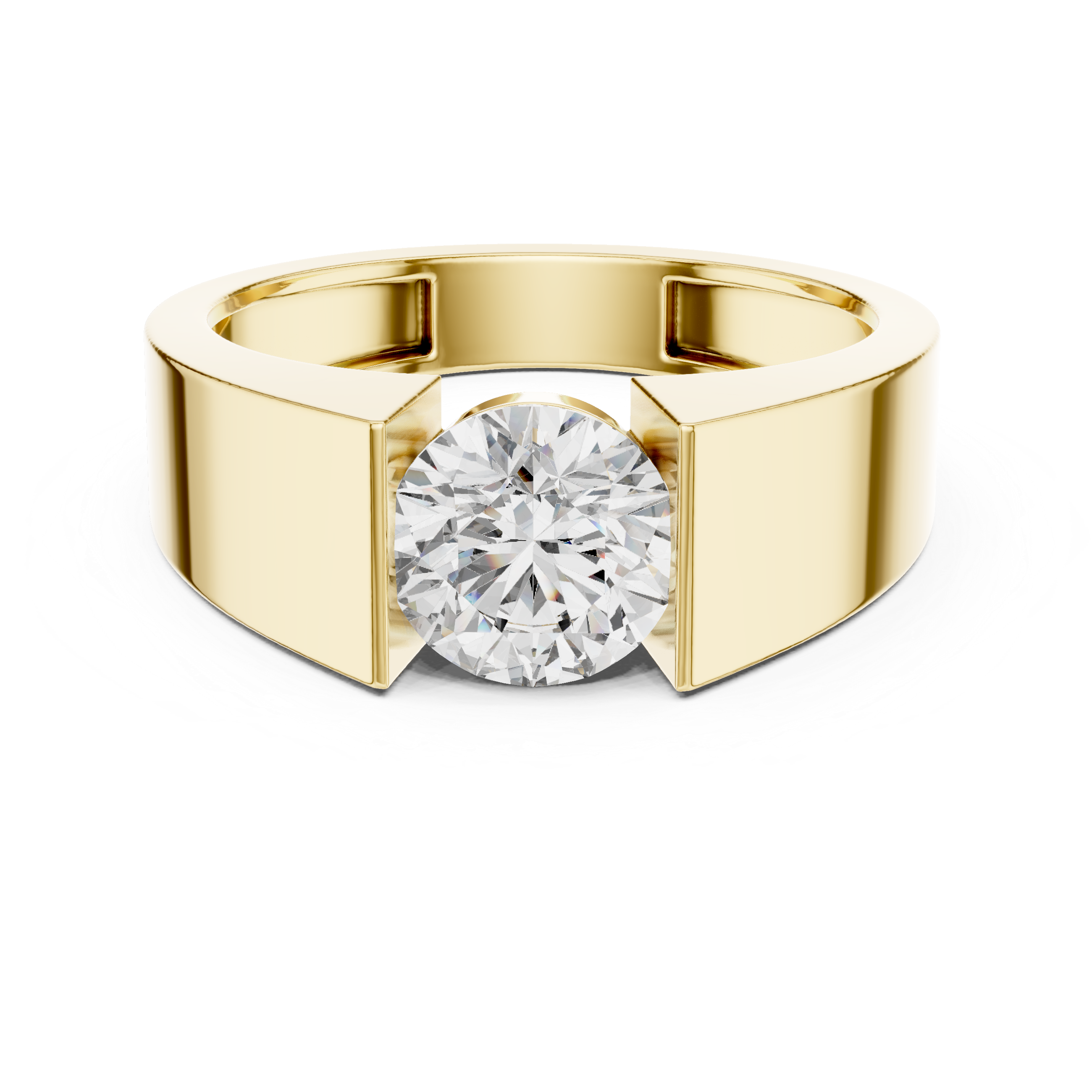 Silk Thread lab grown diamond ring