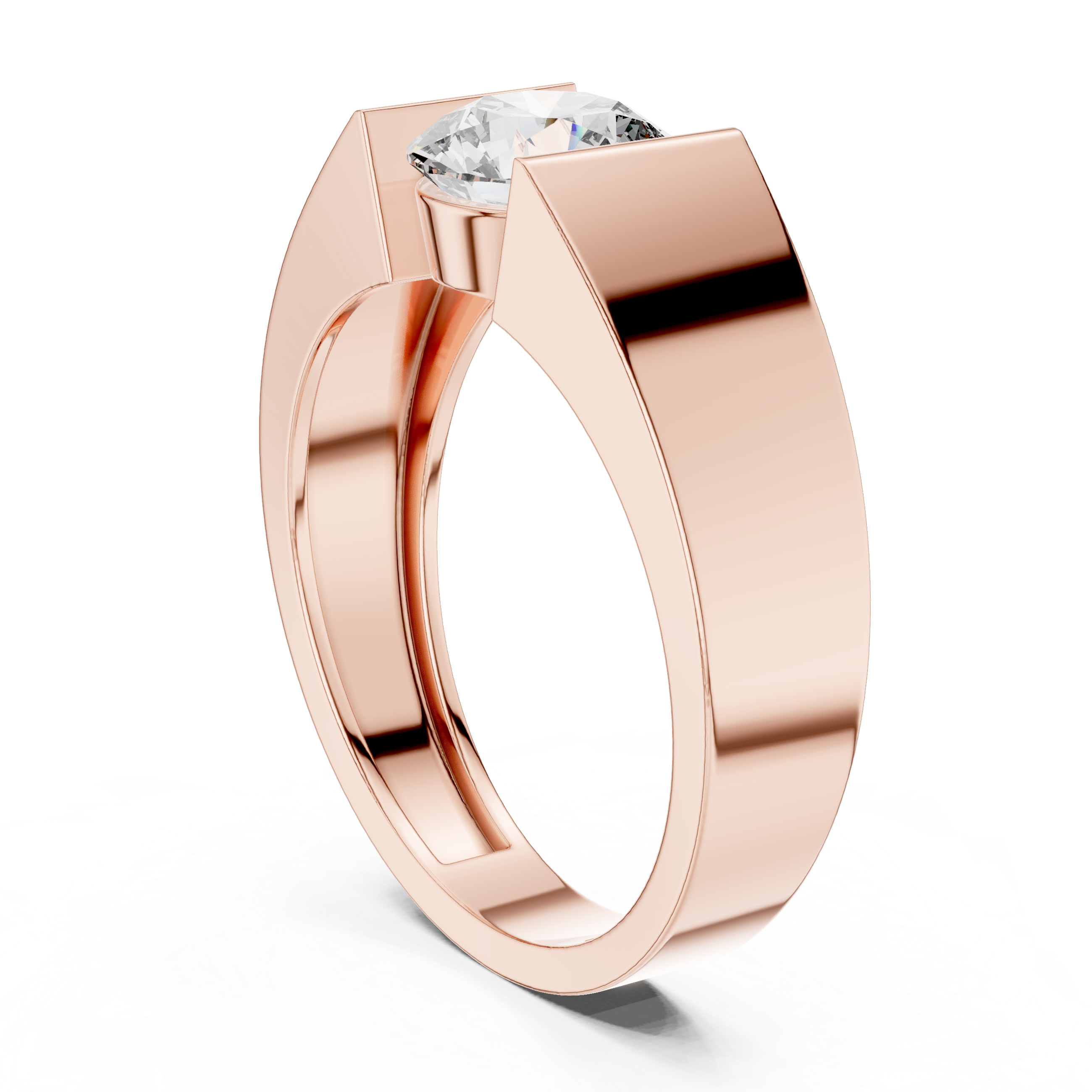 Silk Thread lab grown diamond ring