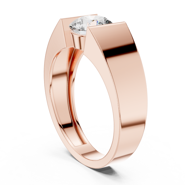 Silk Thread lab grown diamond ring