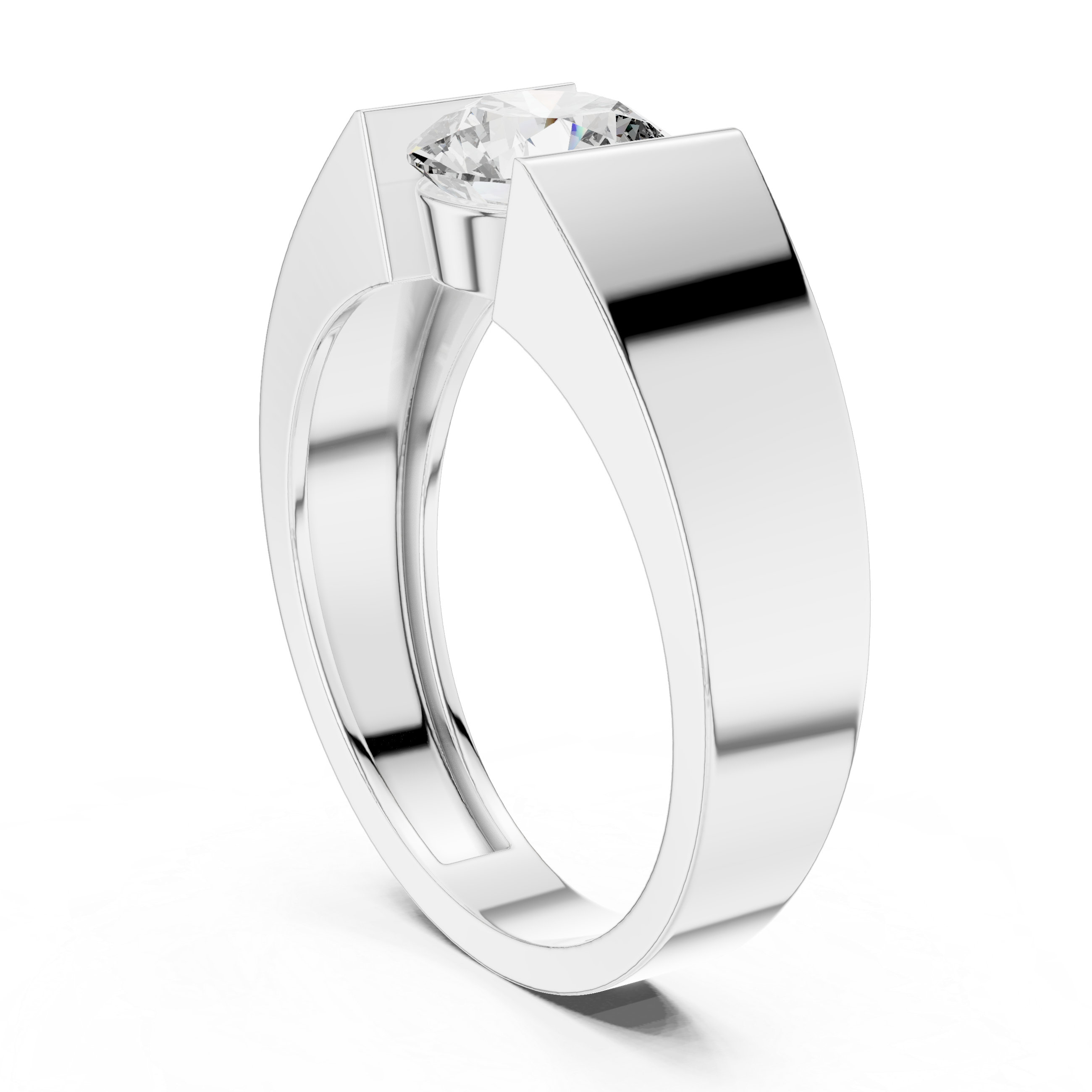 Silk Thread lab grown diamond ring
