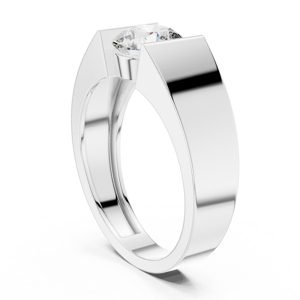 Silk Thread lab grown diamond ring