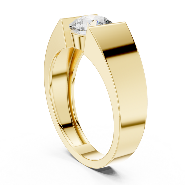 Silk Thread lab grown diamond ring