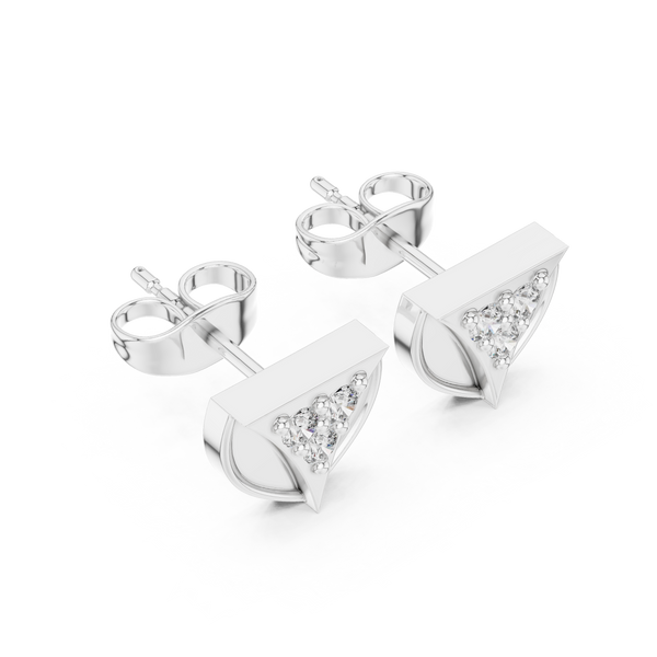 Royal Flush lab grown diamond earring design