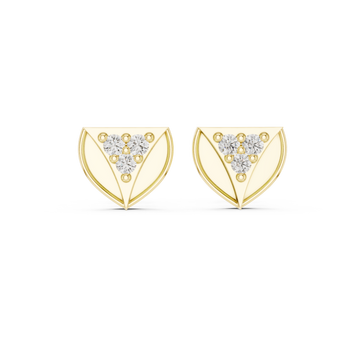 Royal Flush lab grown diamond earring design