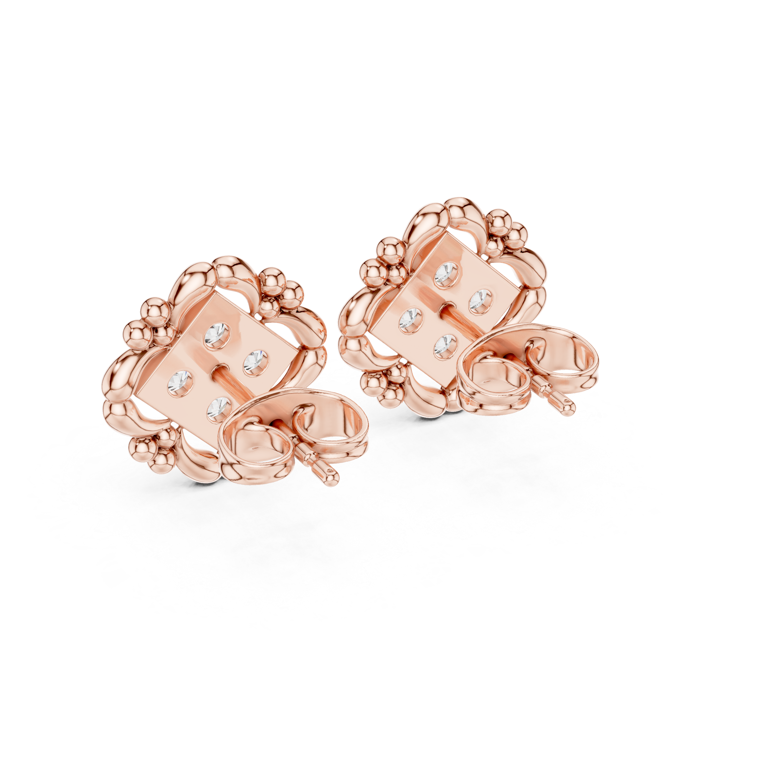 Dreamy Glitz lab grown diamond earring design
