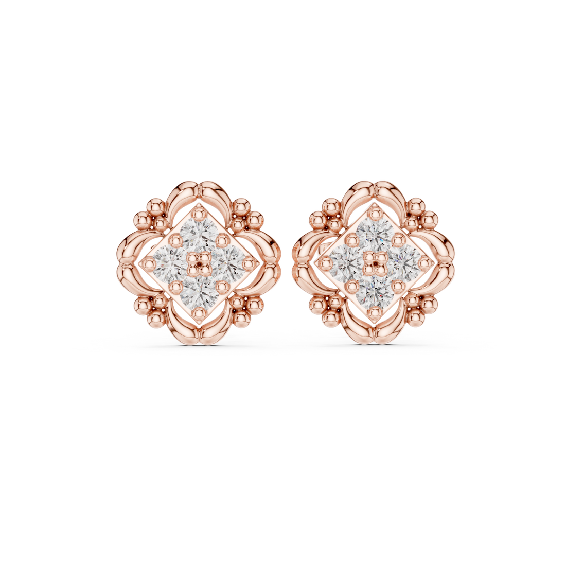 Dreamy Glitz lab grown diamond earring design