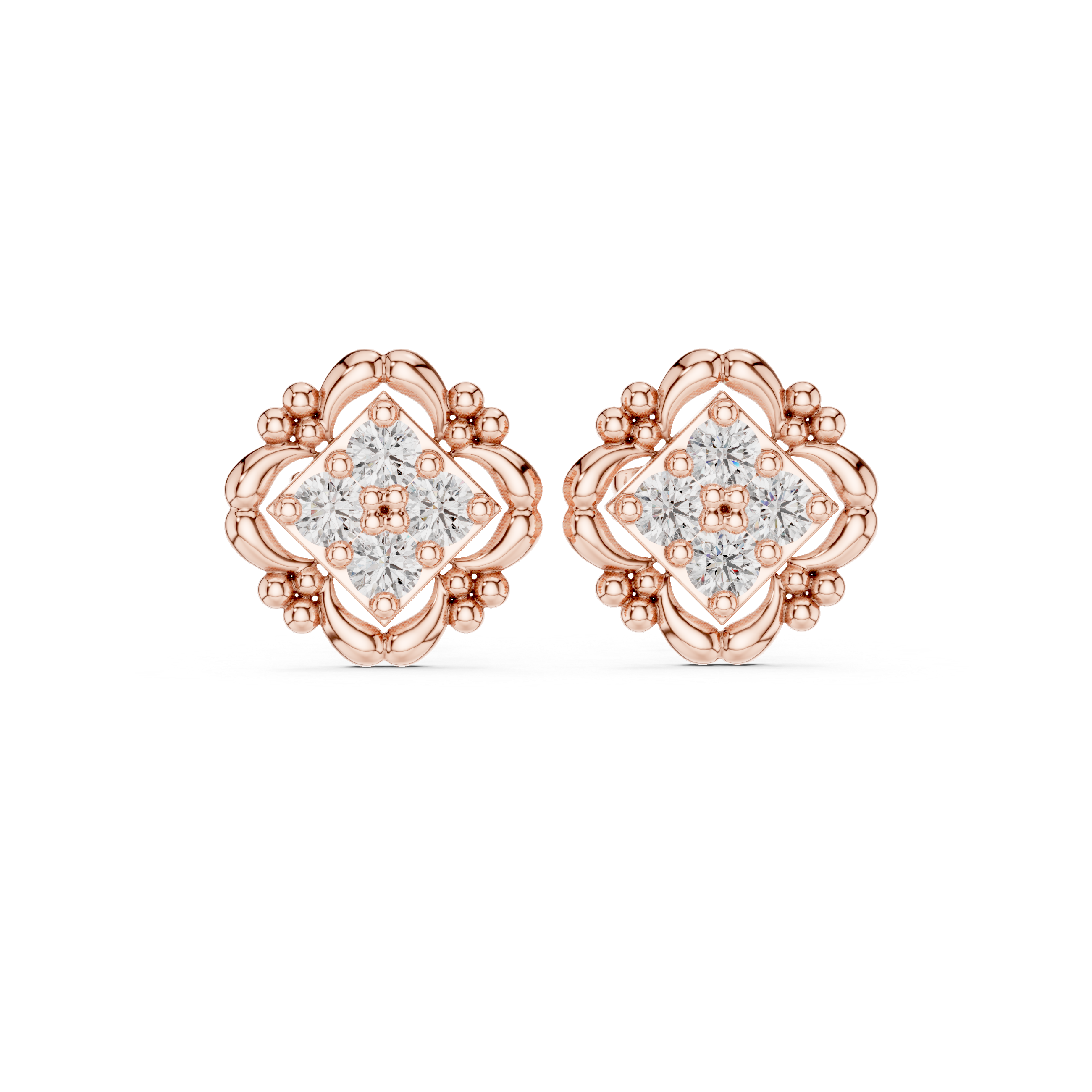Dreamy Glitz lab grown diamond earring design