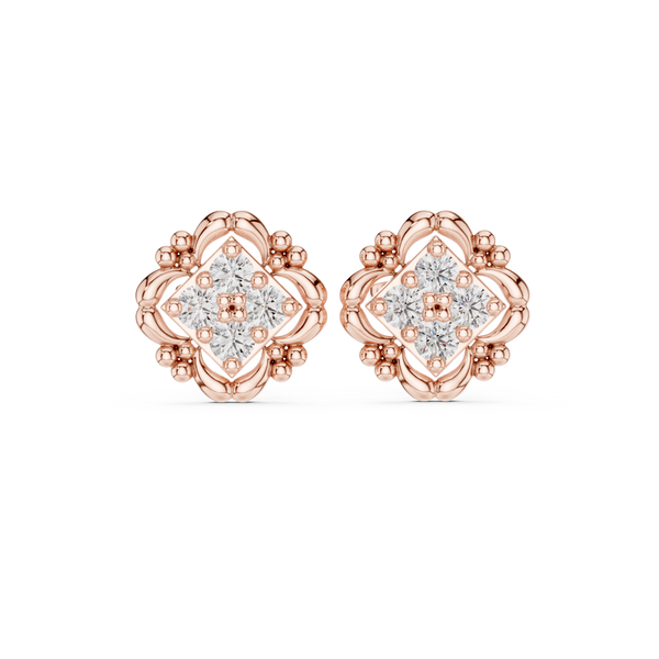 Dreamy Glitz lab grown diamond earring design