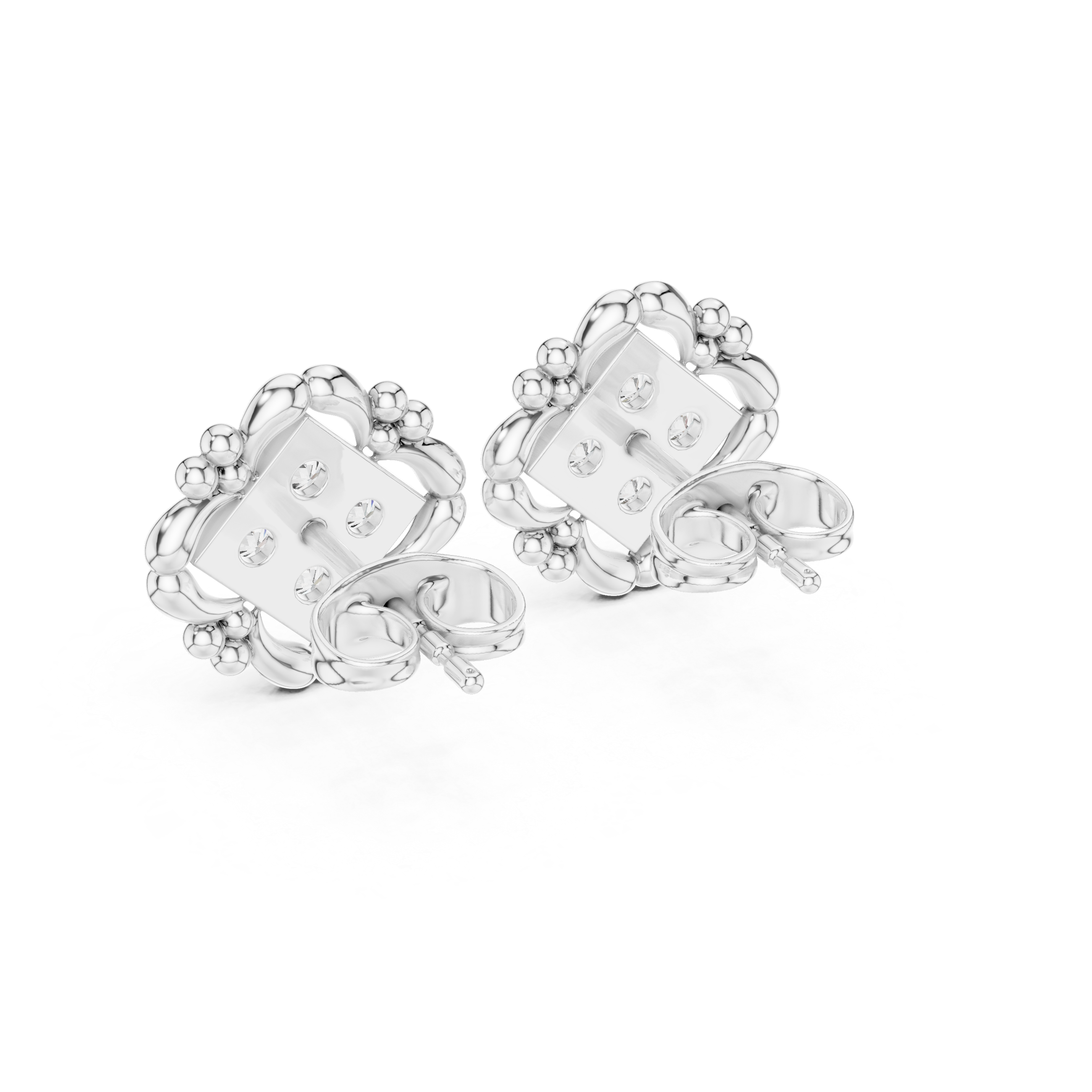 Dreamy Glitz lab grown diamond earring design