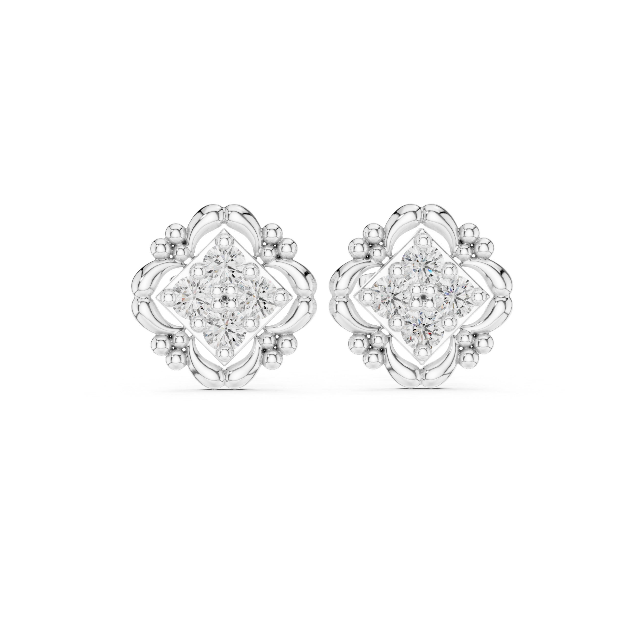 Dreamy Glitz lab grown diamond earring design