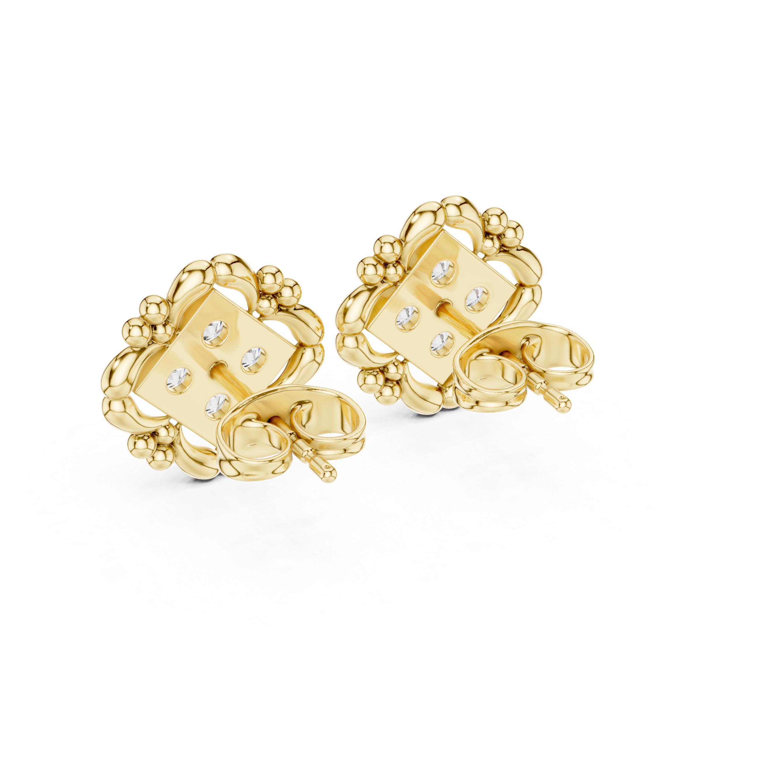 Dreamy Glitz lab grown diamond earring design