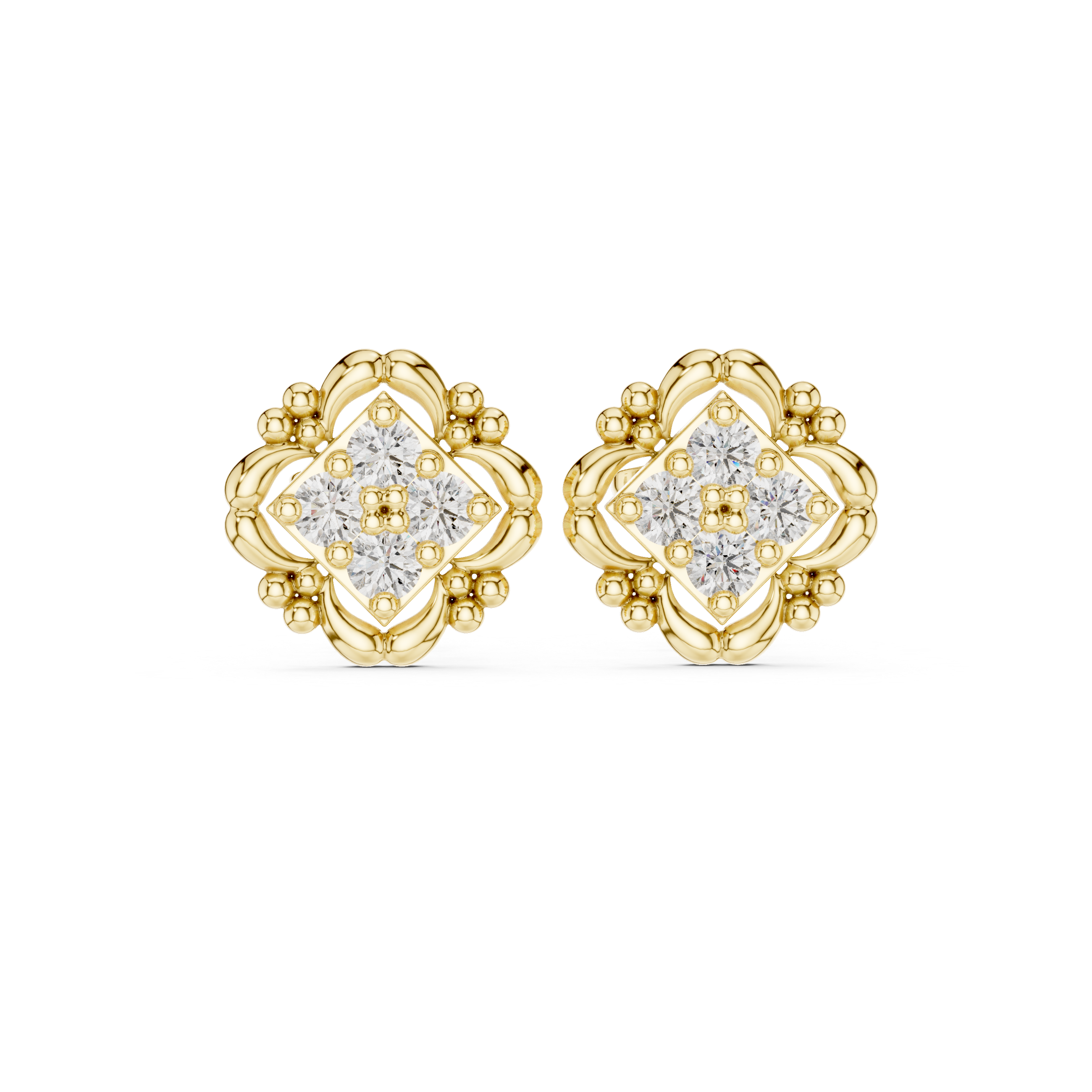 Dreamy Glitz lab grown diamond earring design