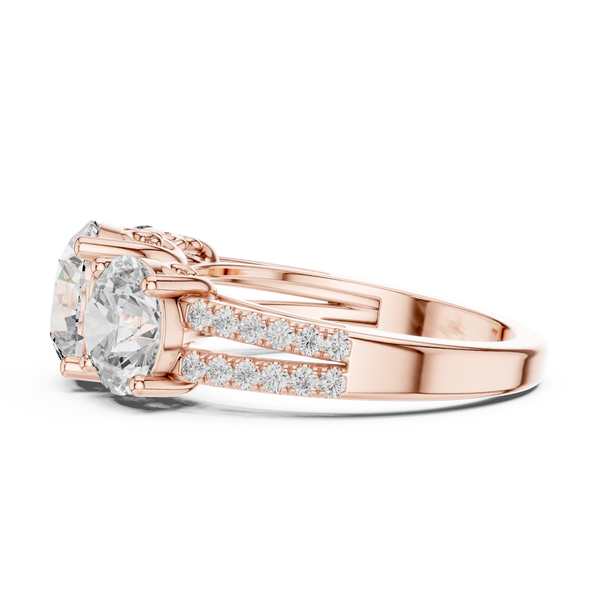 Vanguard Lead lab grown diamond ring