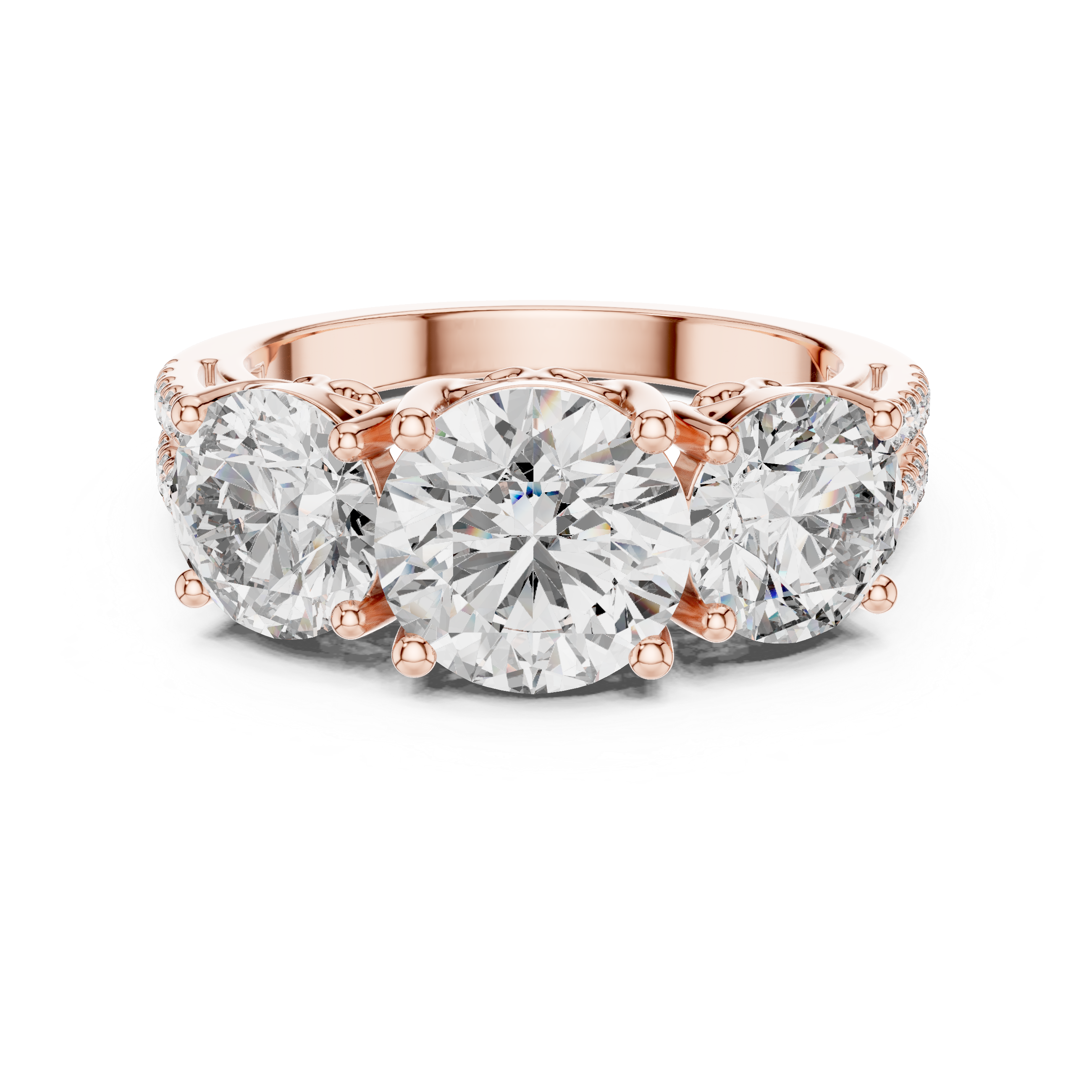 Vanguard Lead lab grown diamond ring