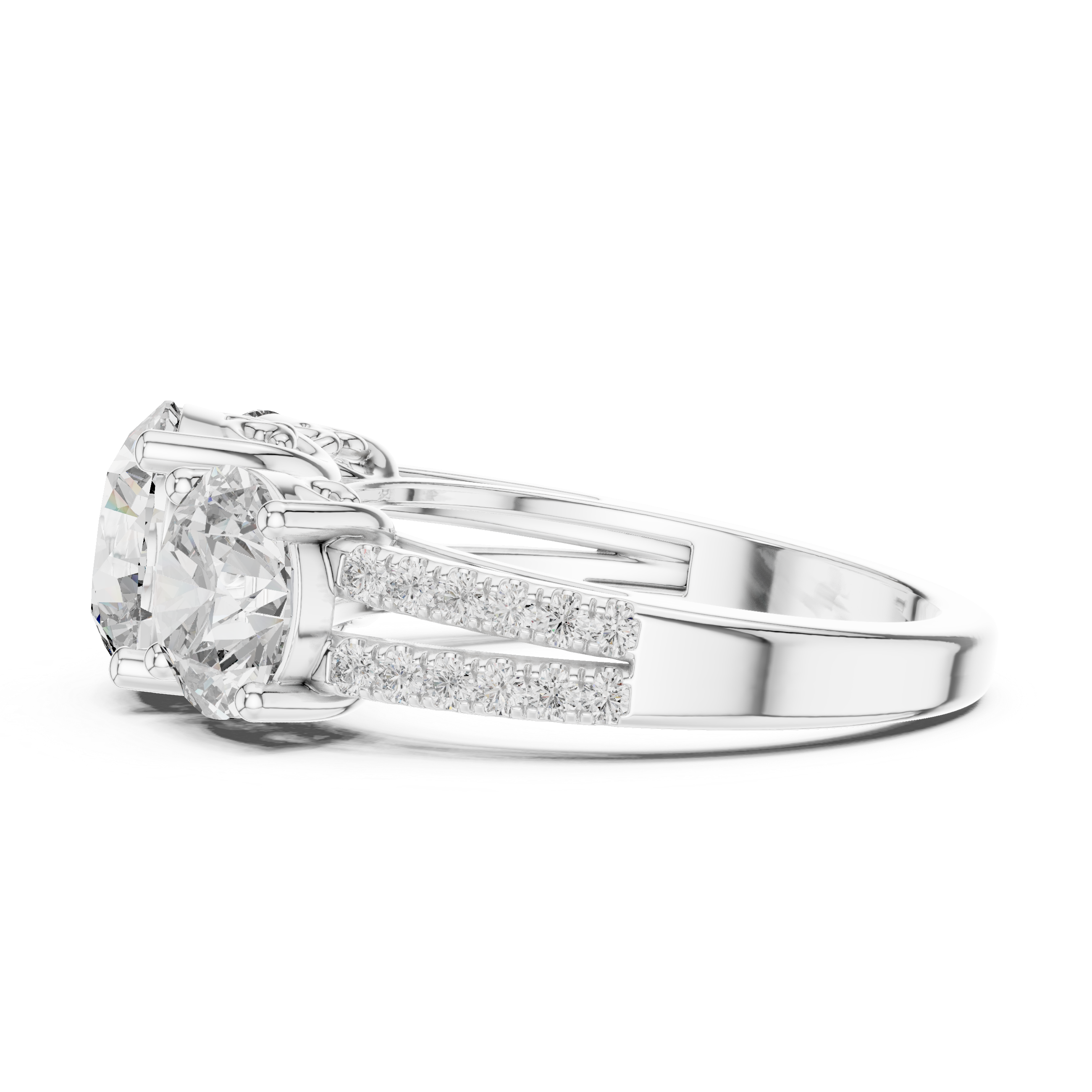 Vanguard Lead lab grown diamond ring