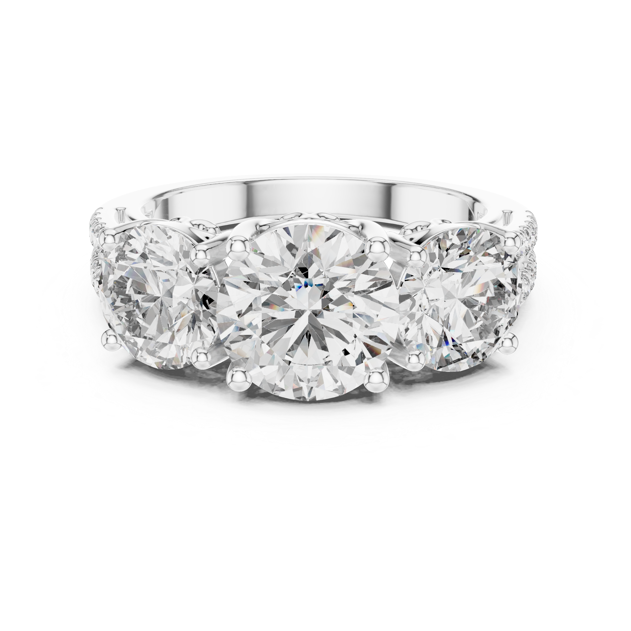 Vanguard Lead lab grown diamond ring