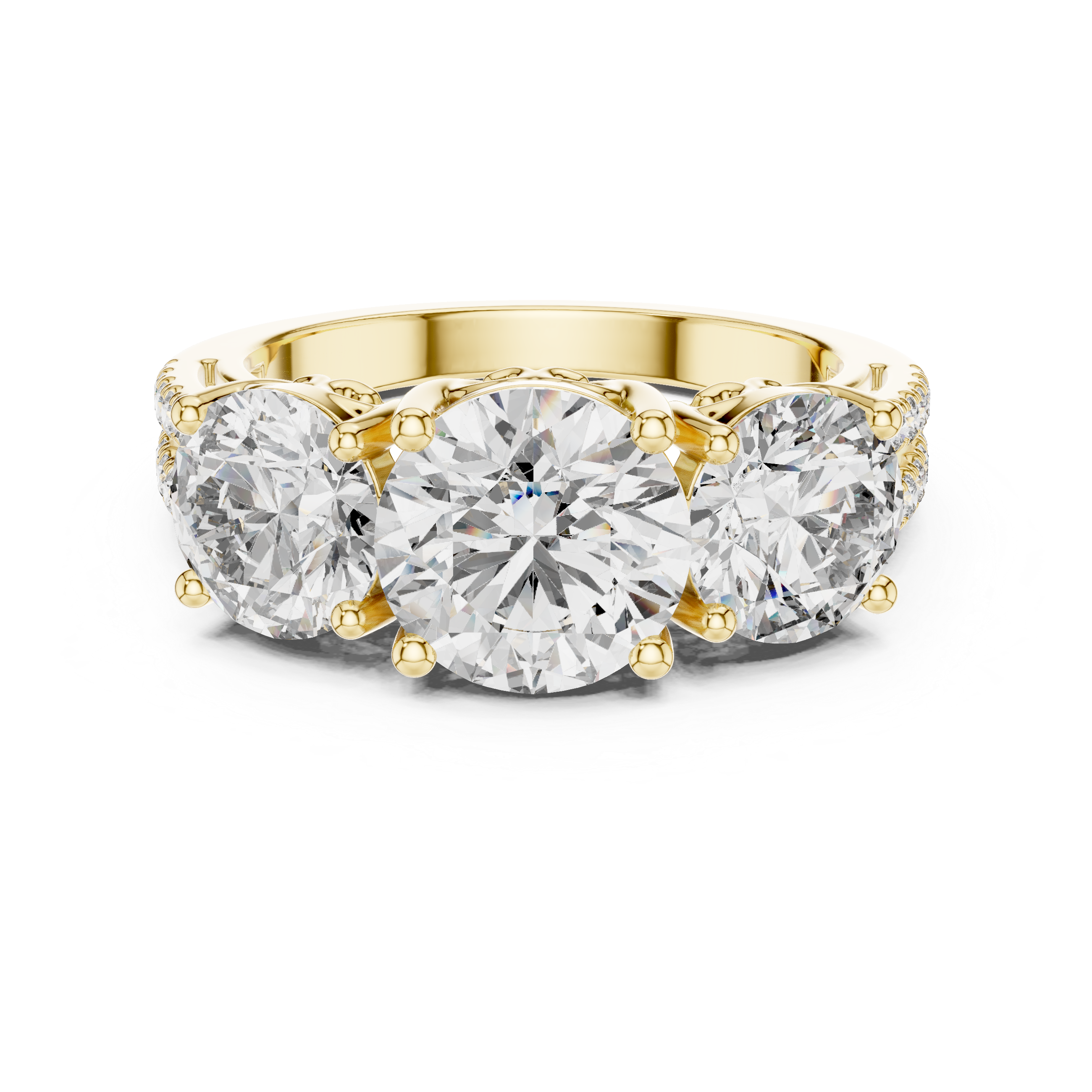 Vanguard Lead lab grown diamond ring