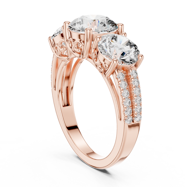 Vanguard Lead lab grown diamond ring