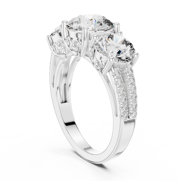 Vanguard Lead lab grown diamond ring