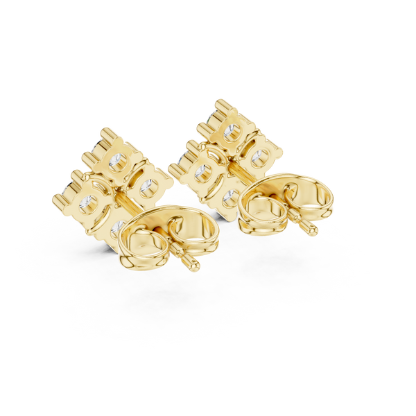Sleek Line lab grown diamond earring design