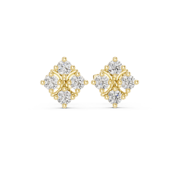 Sleek Line lab grown diamond earring design