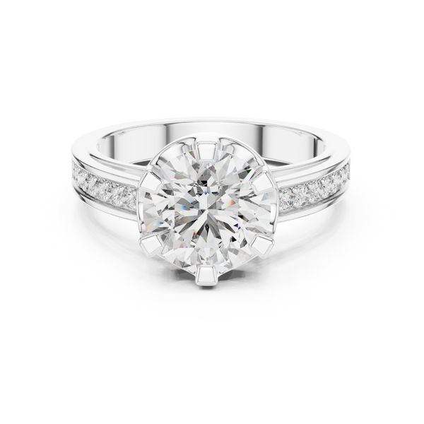 Dauntless Heart lab grown diamond ring