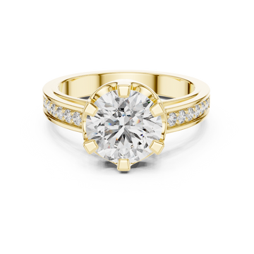 Dauntless Heart lab grown diamond ring