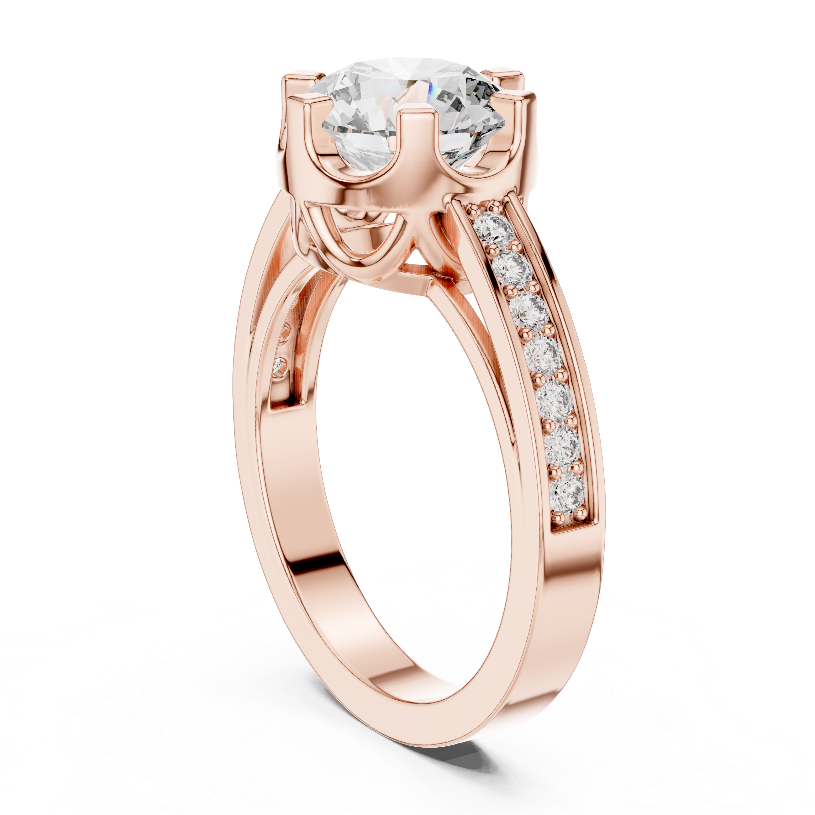 Dauntless Heart lab grown diamond ring