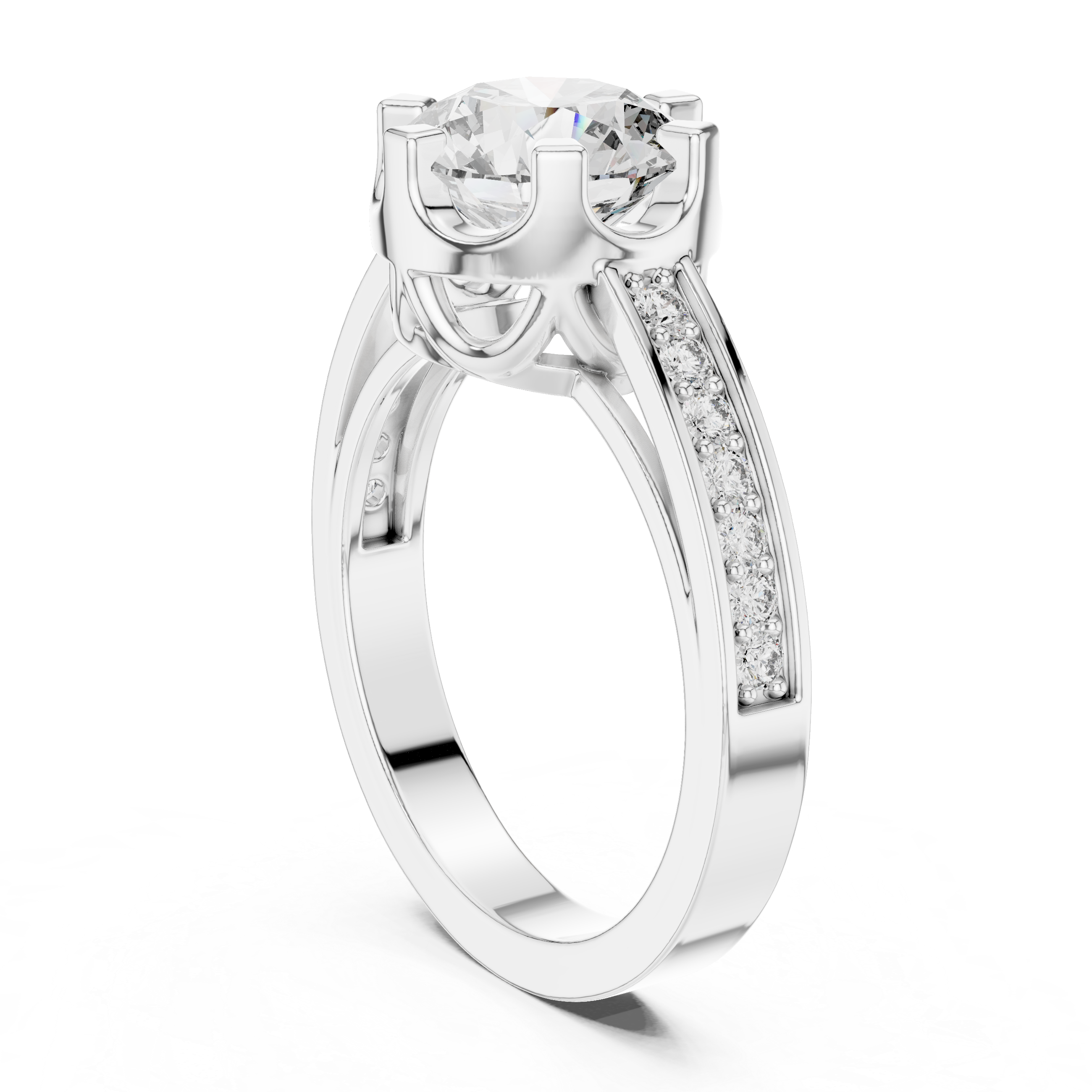Dauntless Heart lab grown diamond ring