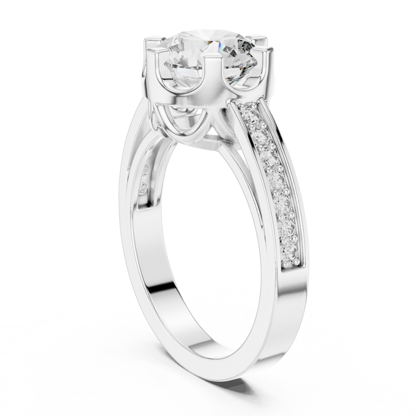 Dauntless Heart lab grown diamond ring