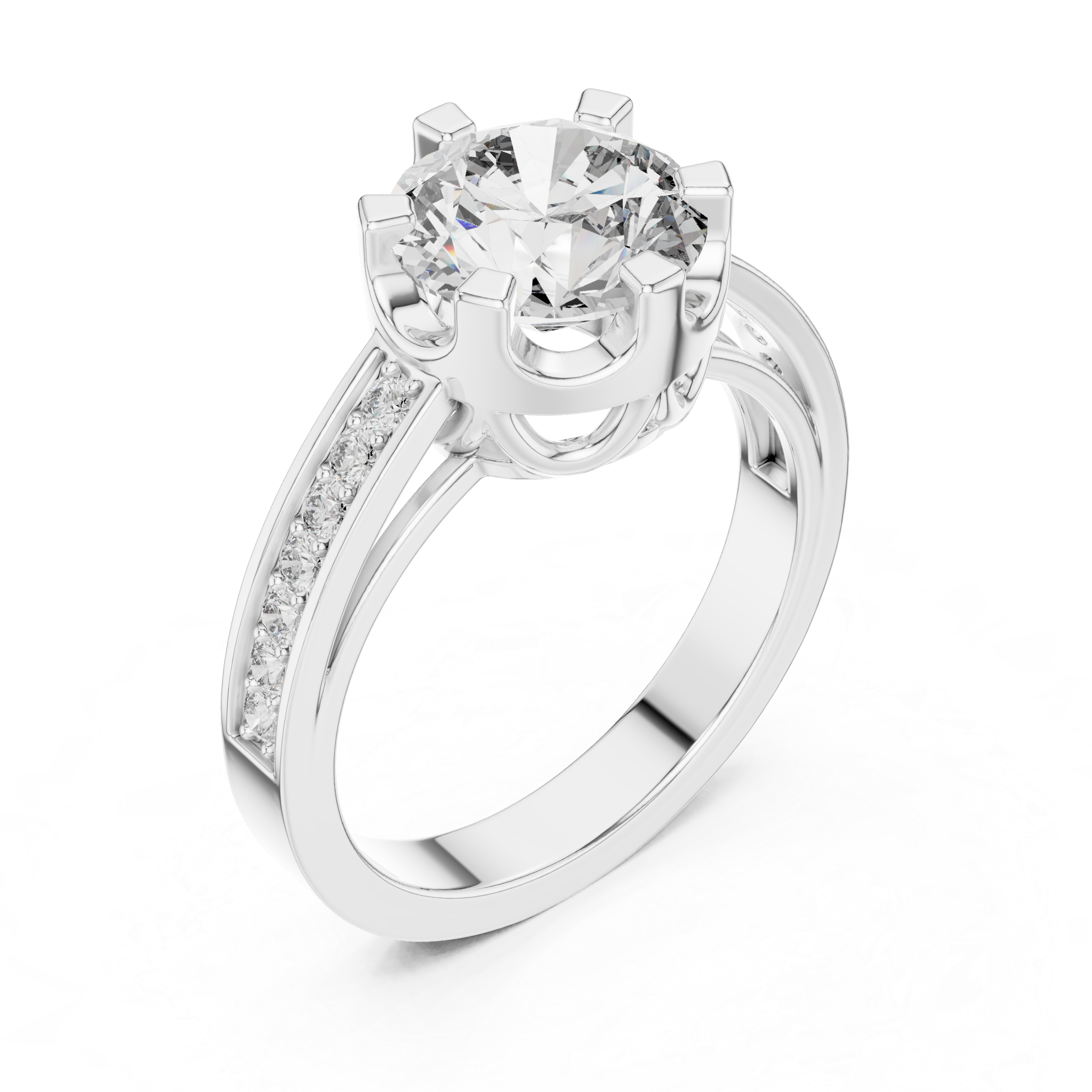 Dauntless Heart lab grown diamond ring