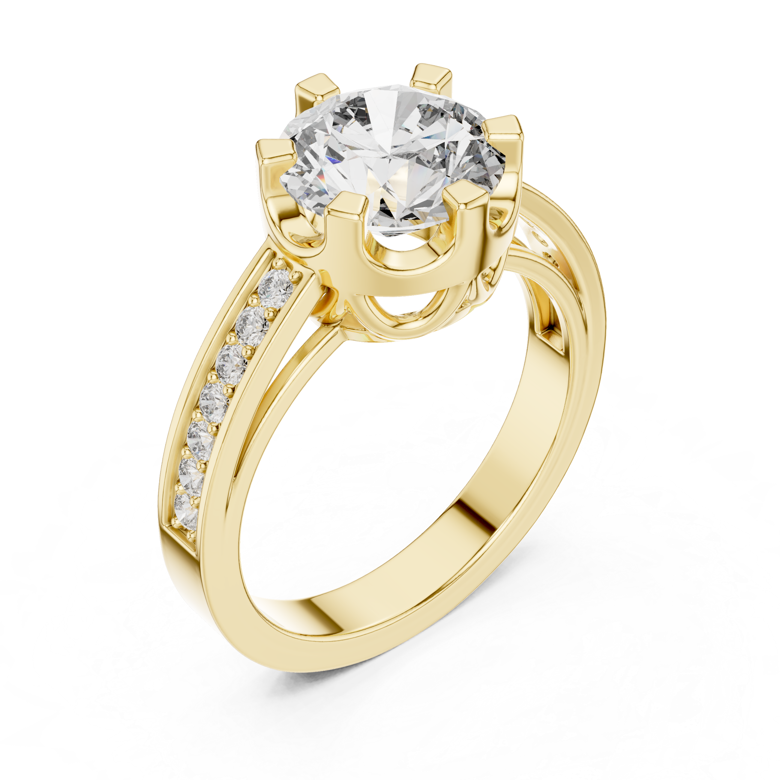 Dauntless Heart lab grown diamond ring