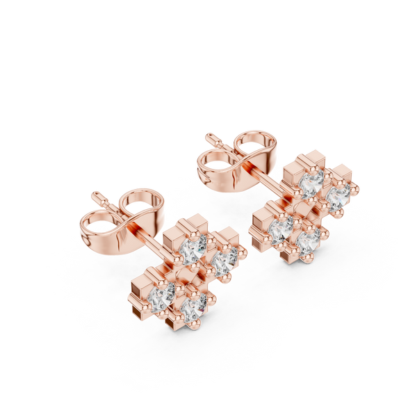 Proud Stance lab grown diamond earring design