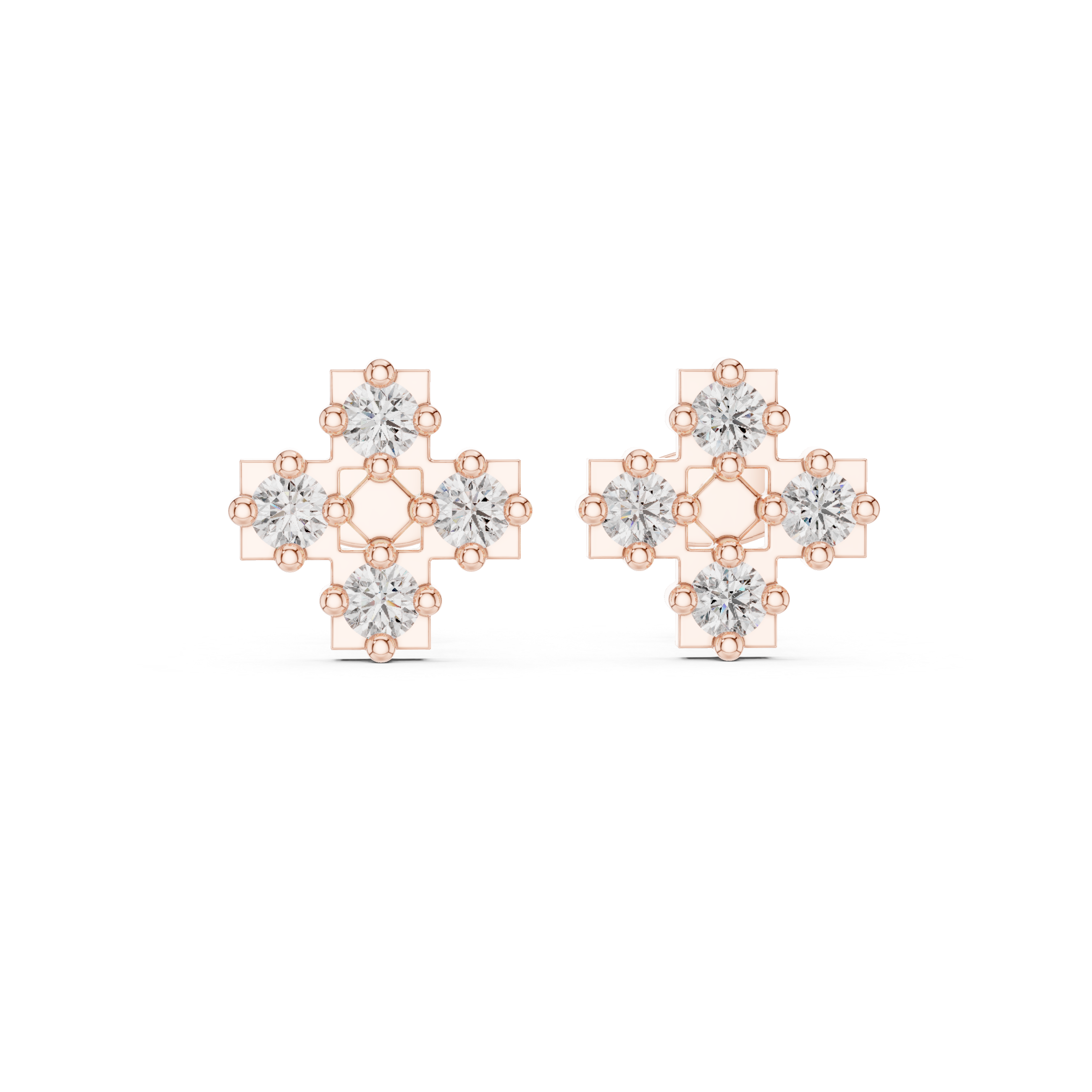 Proud Stance lab grown diamond earring design