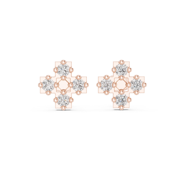 Proud Stance lab grown diamond earring design