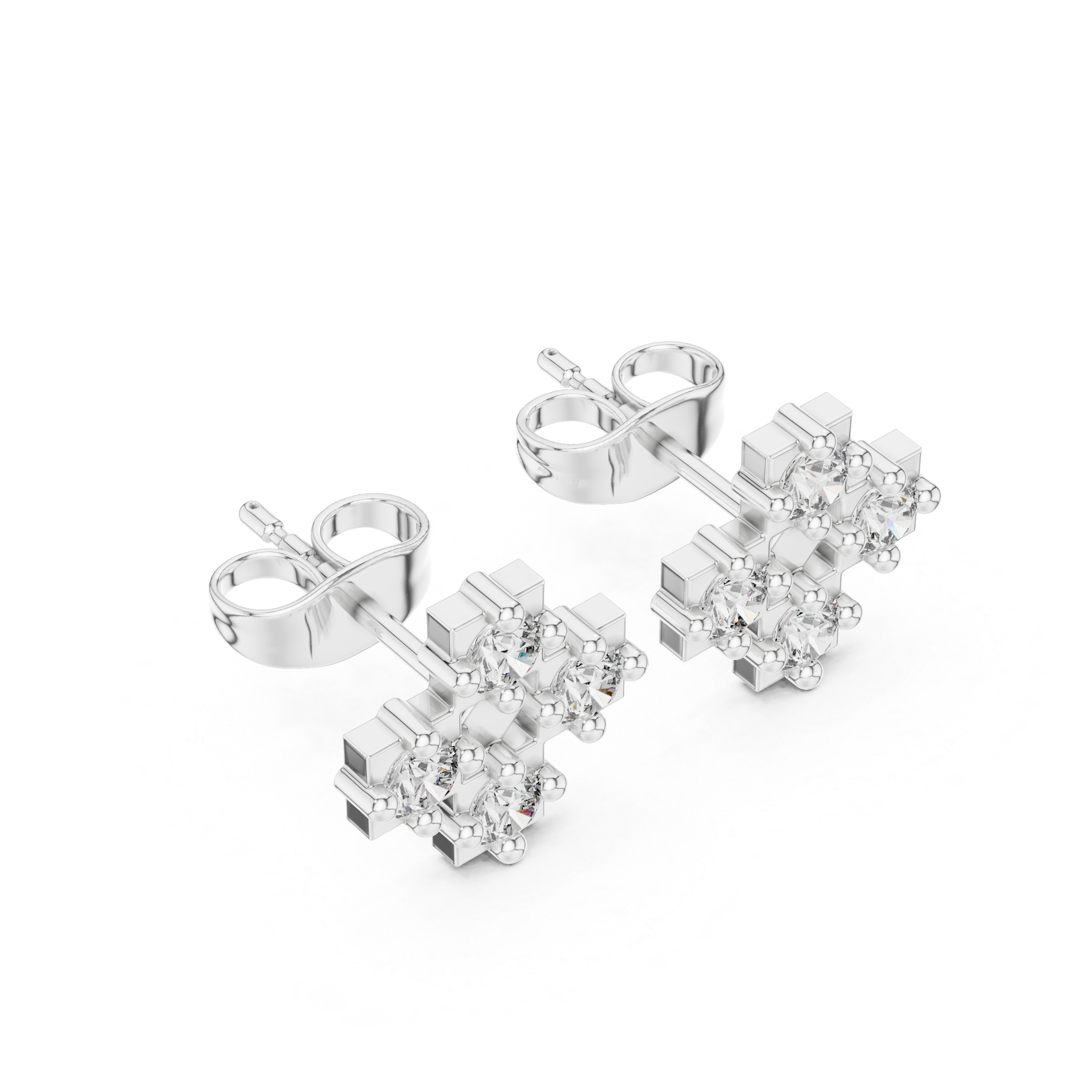 Proud Stance lab grown diamond earring design