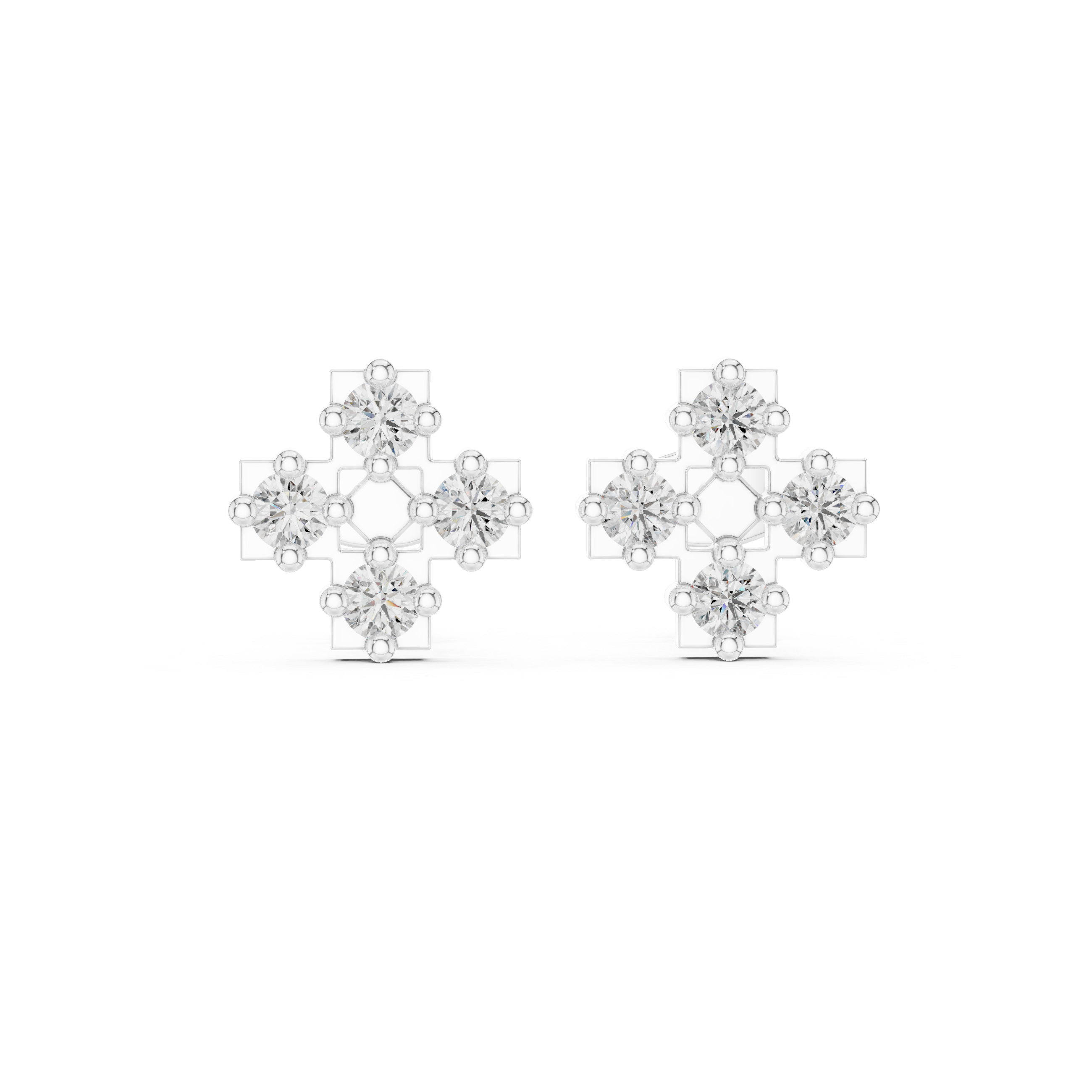Proud Stance lab grown diamond earring design