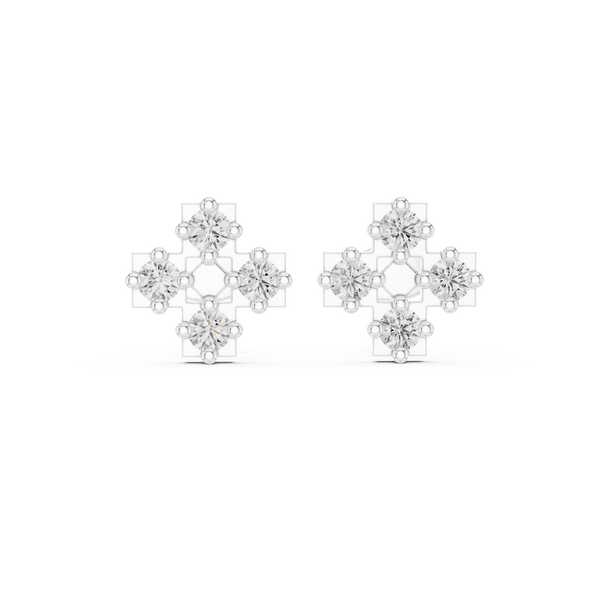 Proud Stance lab grown diamond earring design