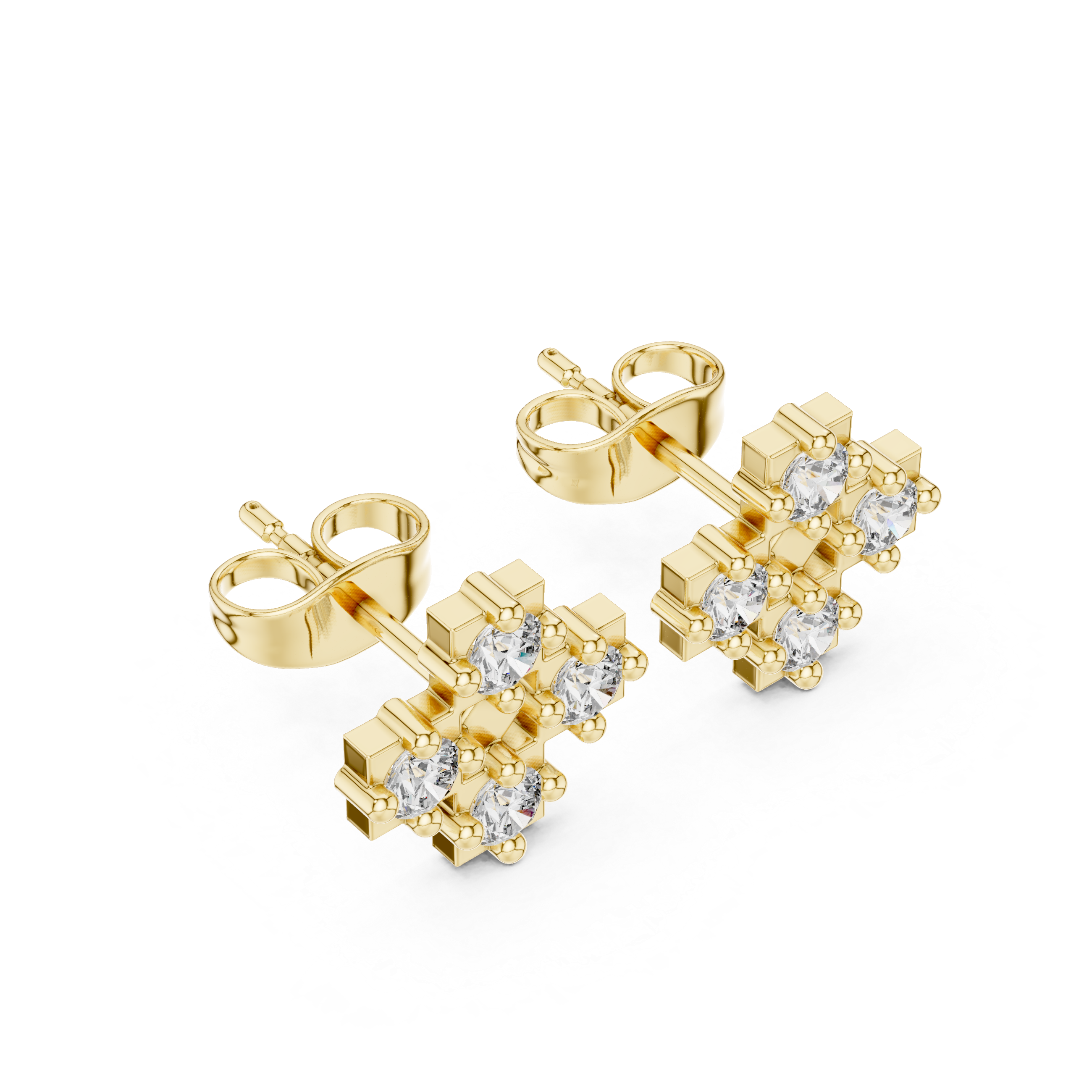 Proud Stance lab grown diamond earring design