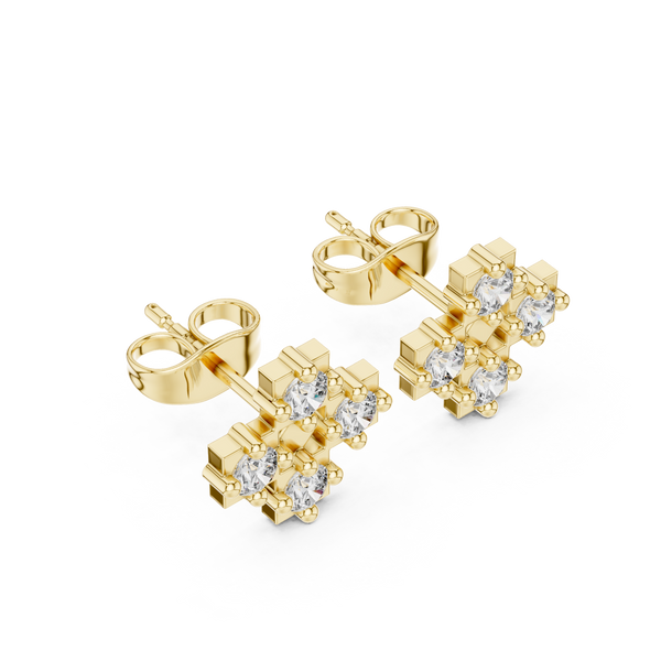 Proud Stance lab grown diamond earring design