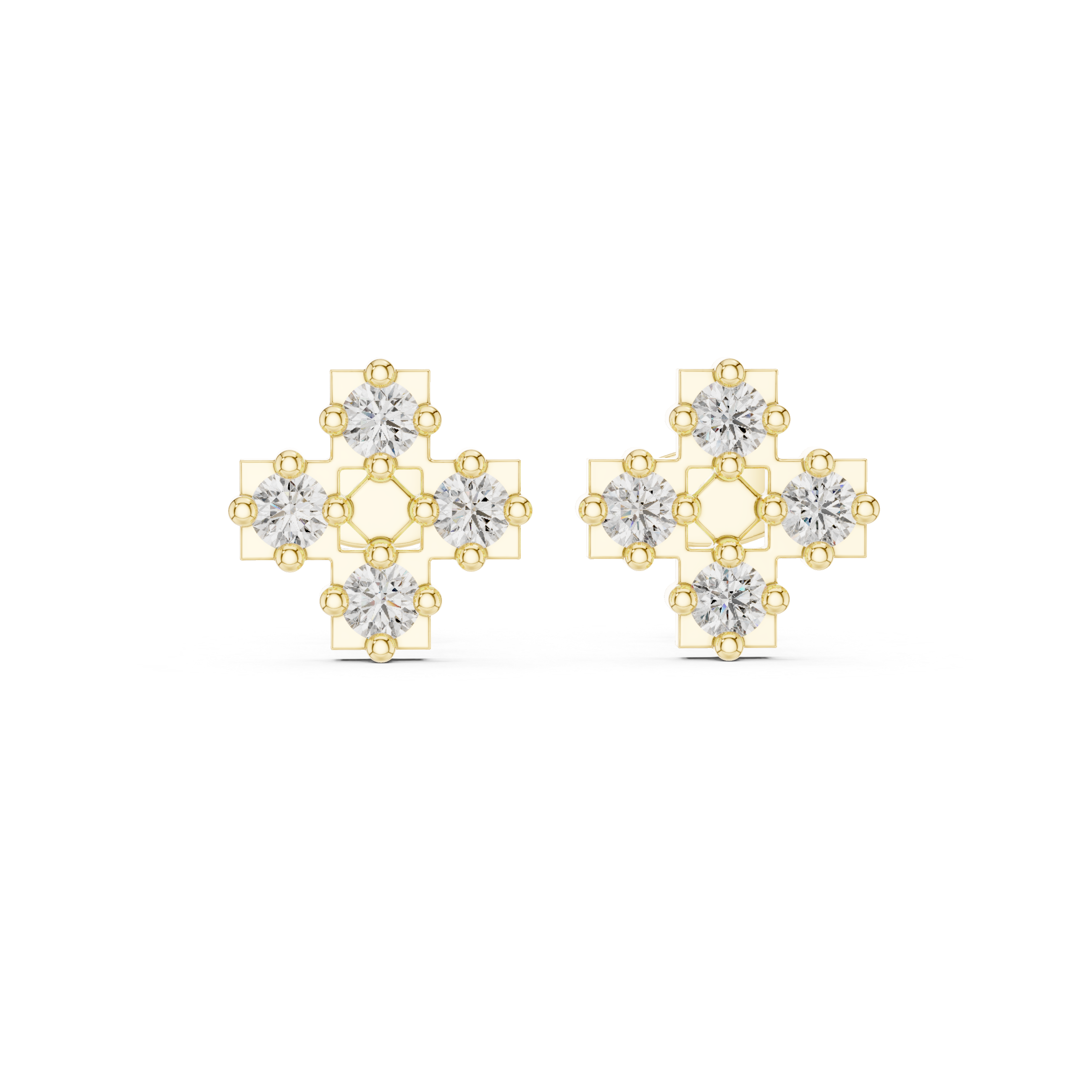 Proud Stance lab grown diamond earring design